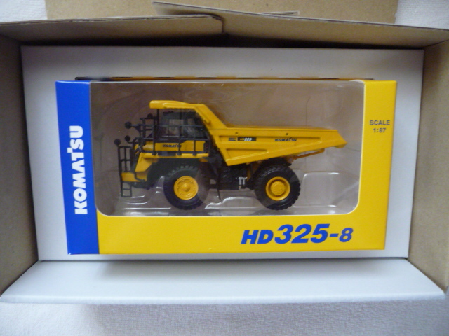 KOMATSU HD325-8 COriginal miniature dump truck Japan Limited 1:87 New! F/S