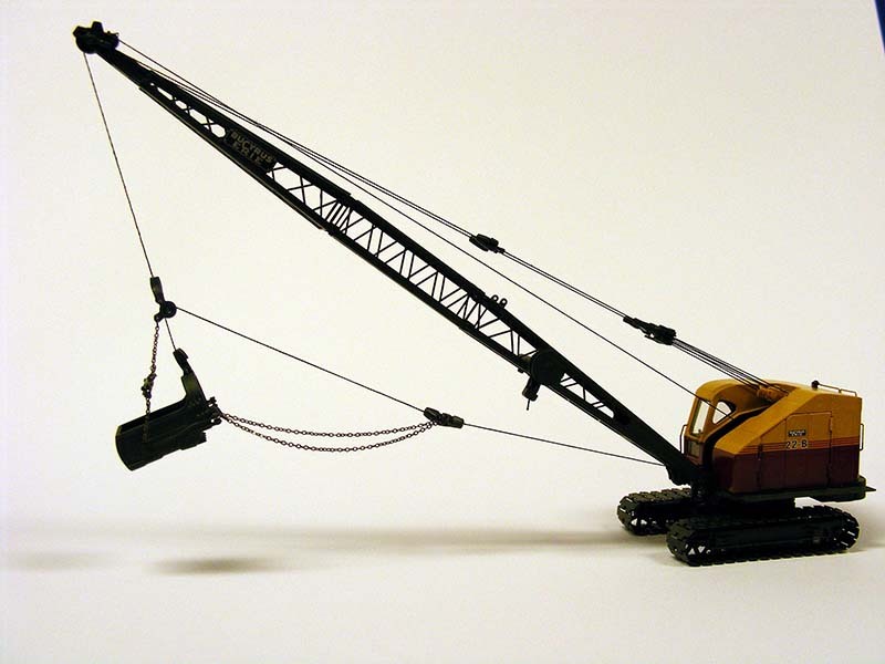 Bucyrus Erie 22B Dragline, Crane, Clam – 1/50 – EMD #T003 – Metal Tracks