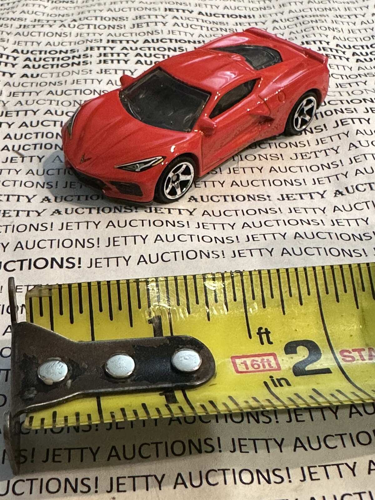 2023 Matchbox Action Drivers Clean Car Wash Chevrolet Chevy Corvette C8 RED Car