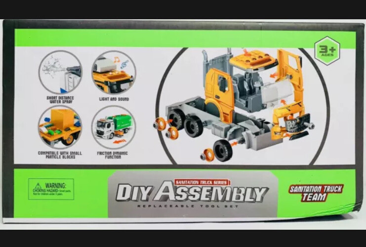 Sanitation Truck Series DIY Assembly Replacement Tool Set Truck Team