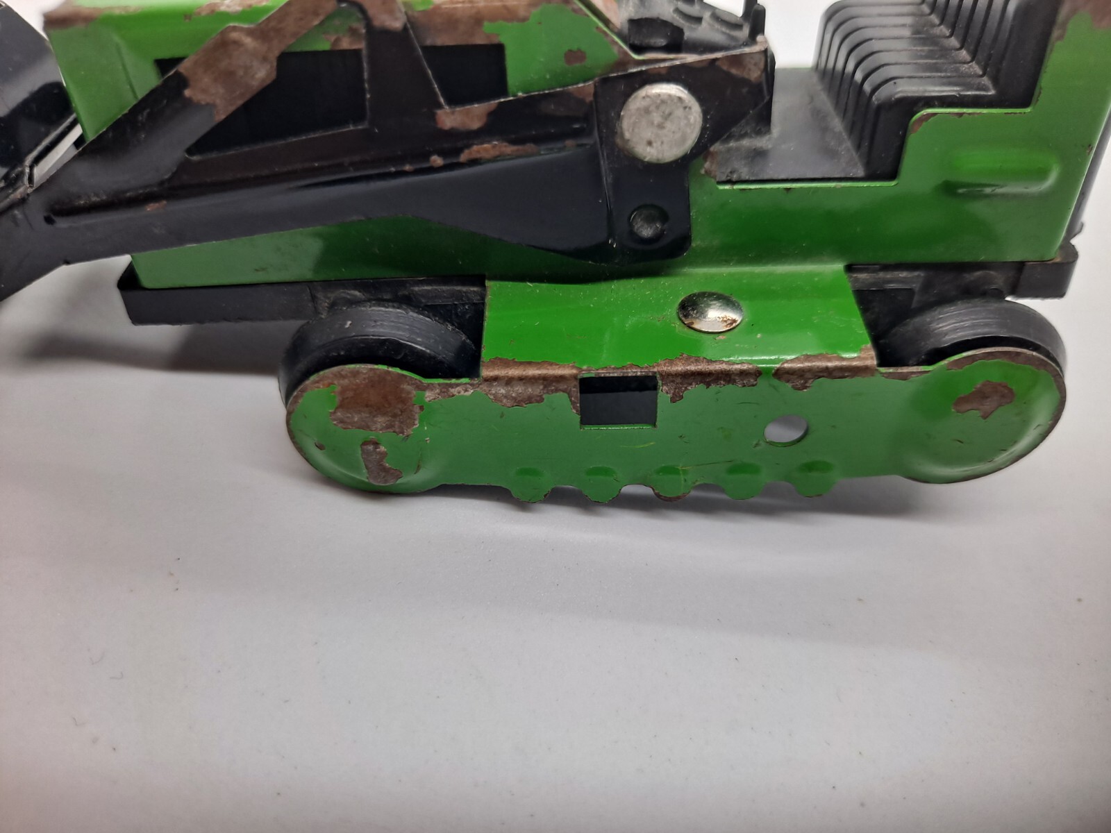 Vintage Tonka Pressed Steel Bulldozer 5½inches Long Mix Of Metal & Plastic