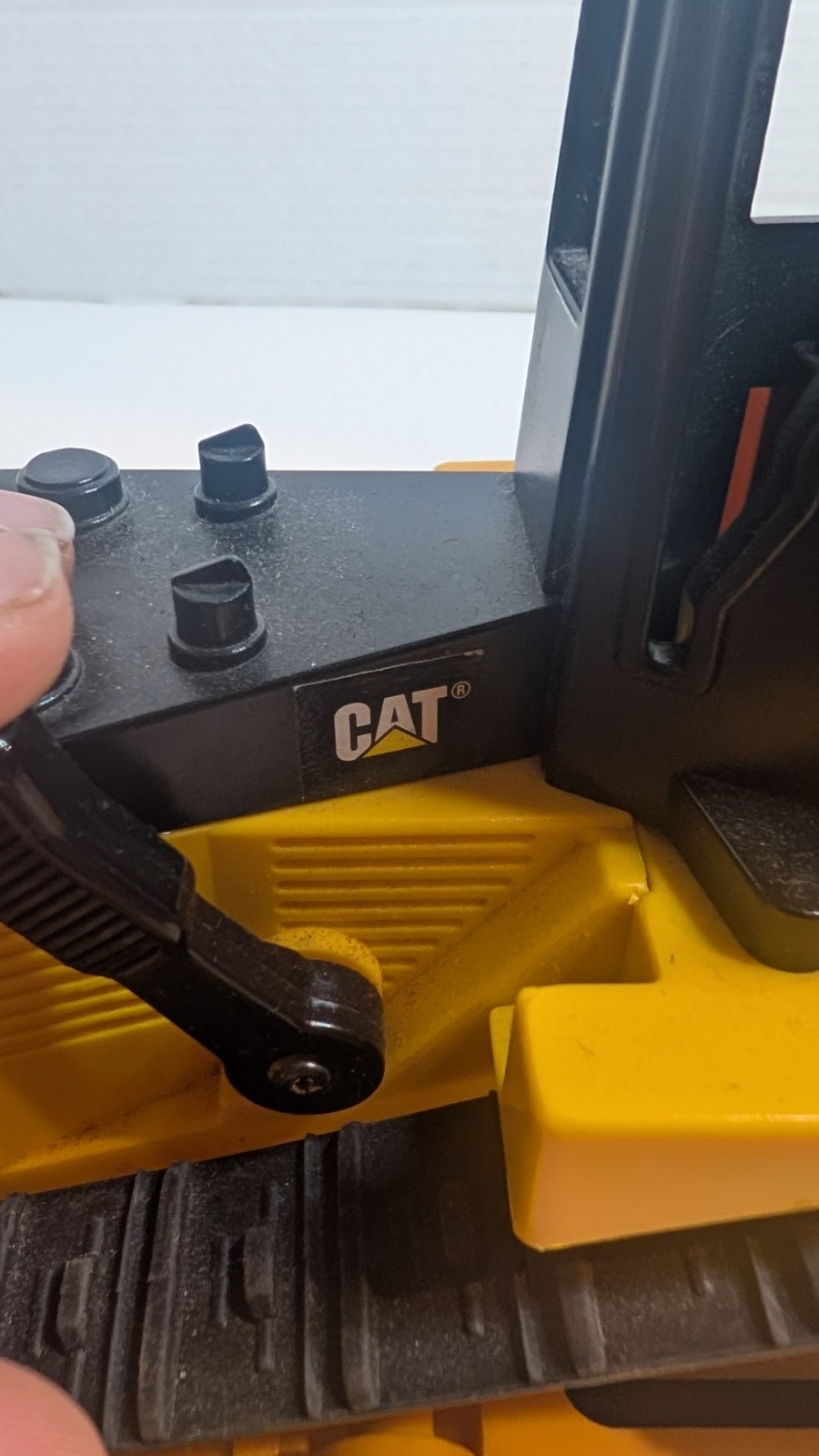 CAT Construction Bulldozer Toy State Industrial Motorized Lights & Sounds Tested