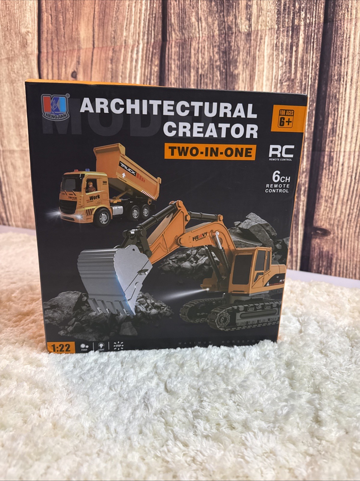 Model Engineering 2 IN 1 Architectural Creator RC Dump Truck & Excavator NEW