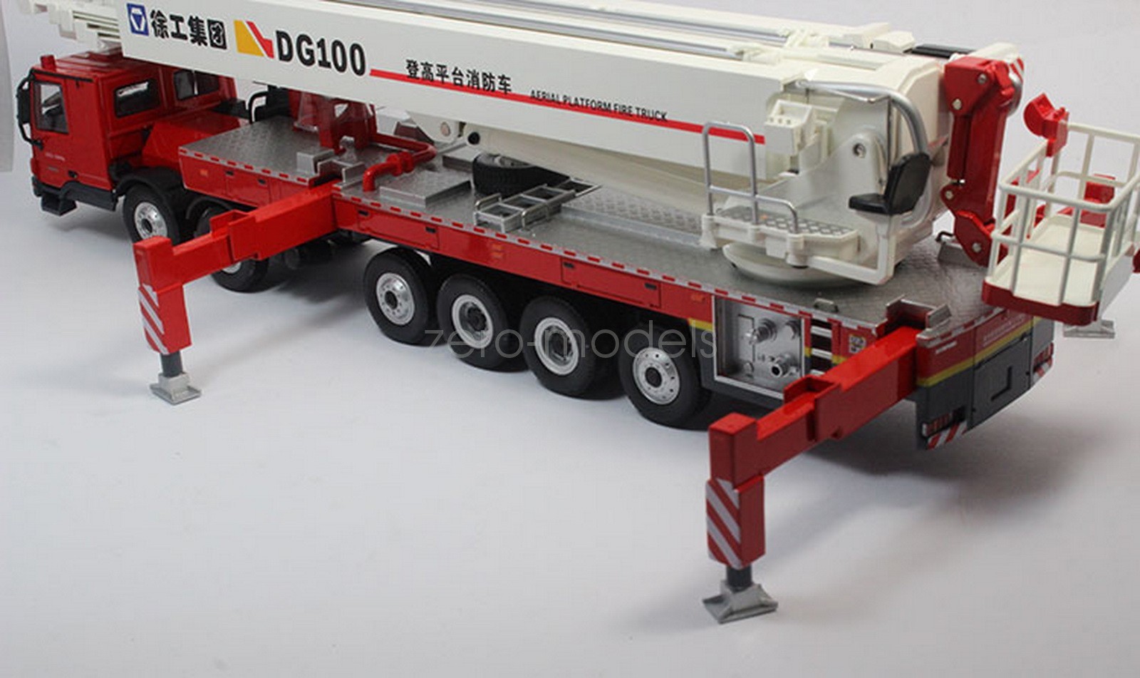 1/50 XCMG DG100 Aerial Platform Fire Diecast Truck Model