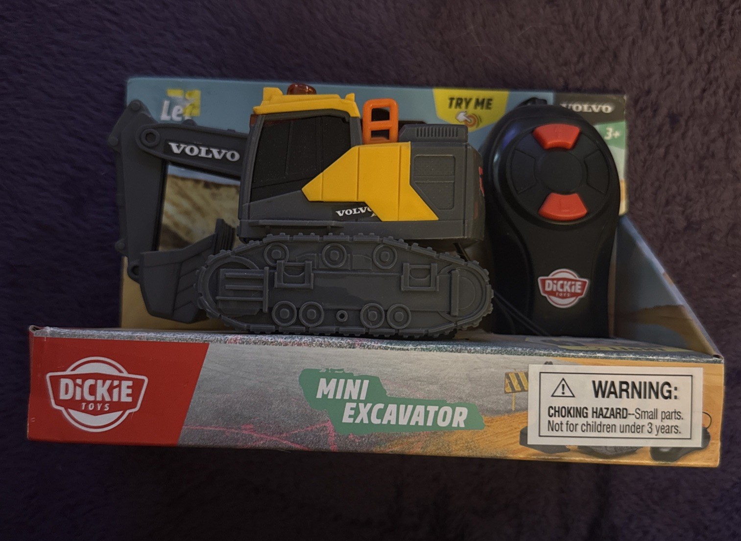 Dickie Toys Volvo Mini Excavator Construction Vehicle NEW SEALED 14 cm