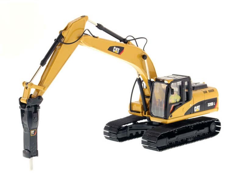 CAT Caterpillar 320D L Hydraulic Excavator w/ Hammer Core Classics 1:50 85280C