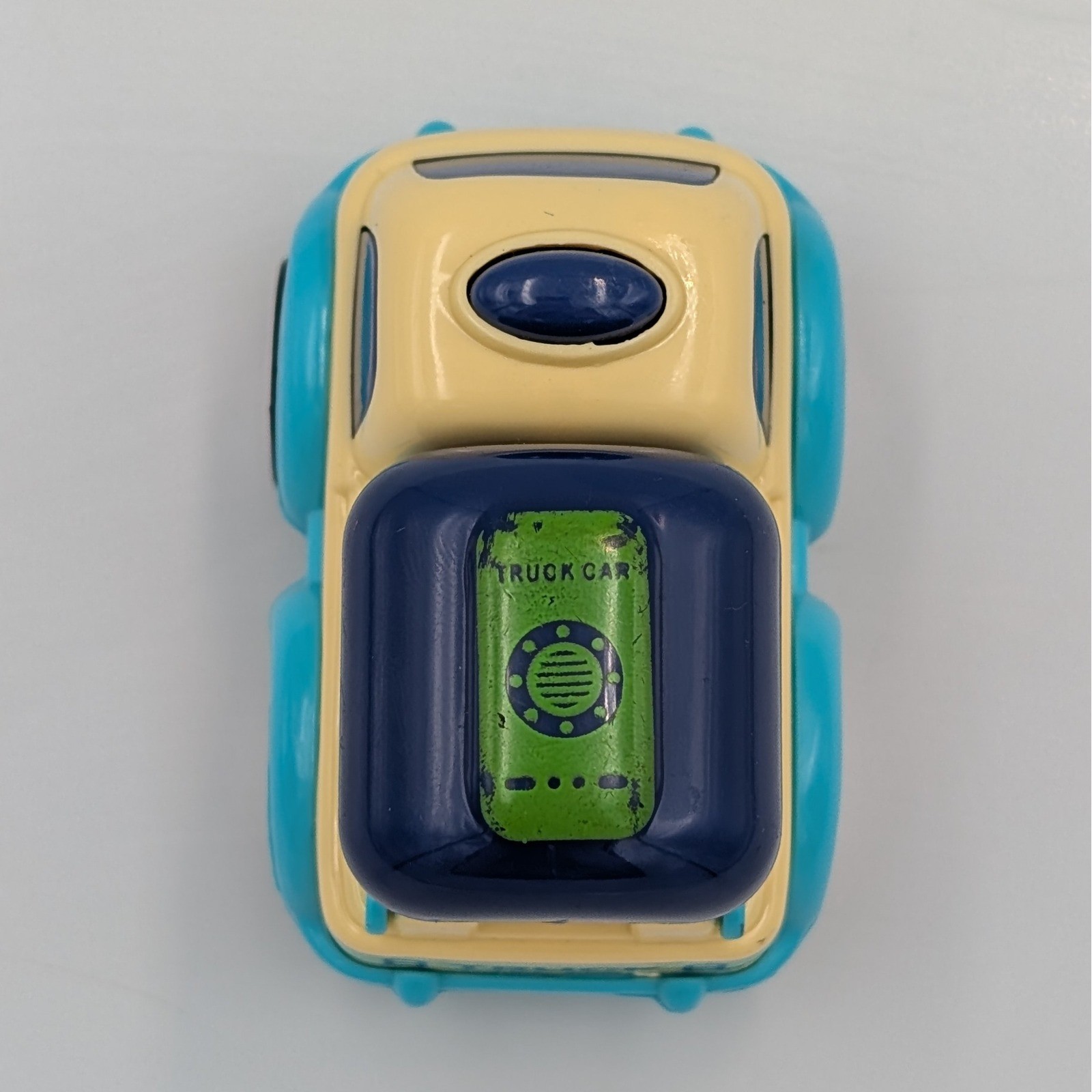 Mini Cement Mixer Toy Truck Blue Yellow Construction Vehicle for Kids Play Car