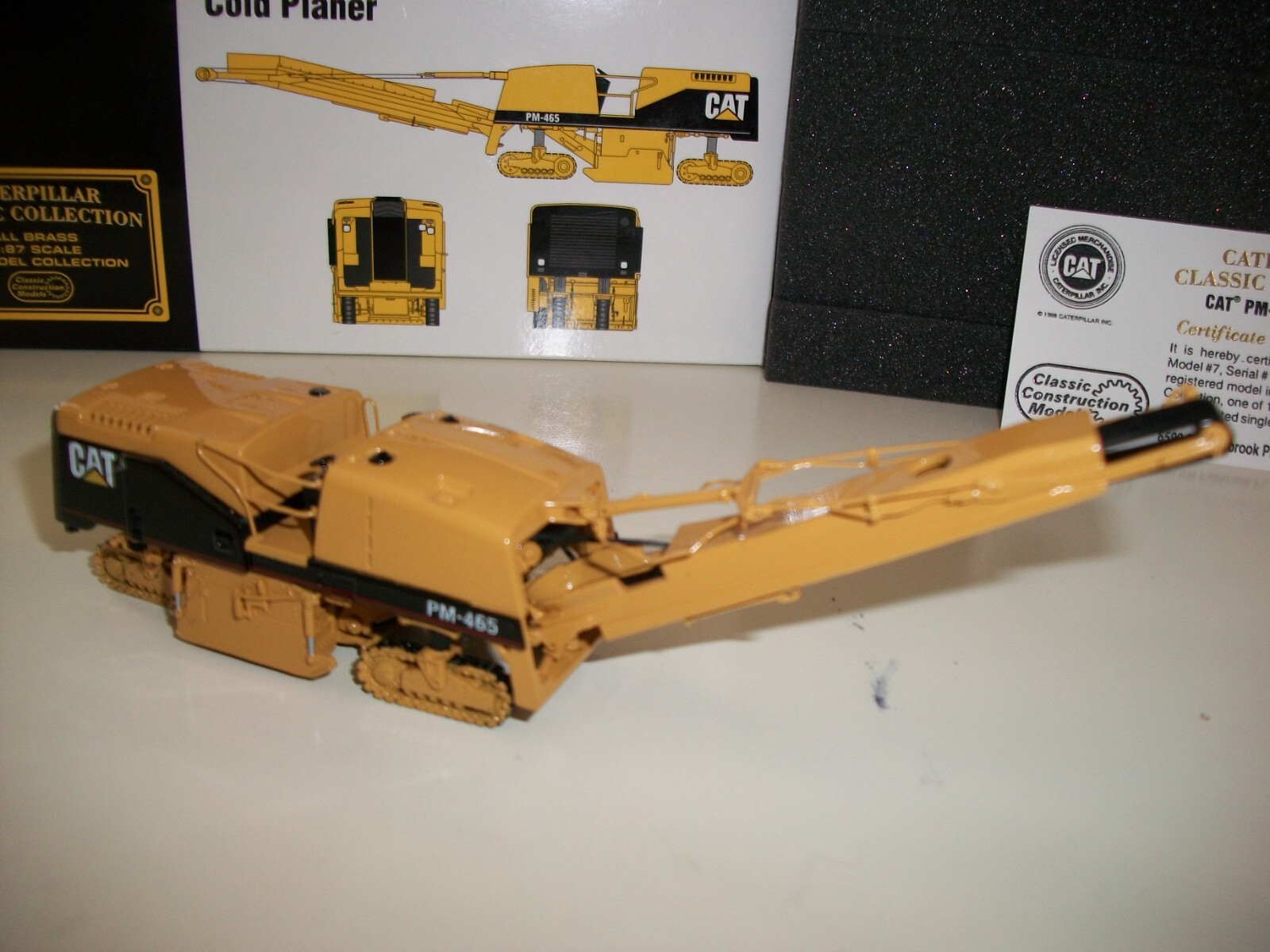 CCM Cat PM-465 Cold Planer All Brass 1:87 #165 Of 1000