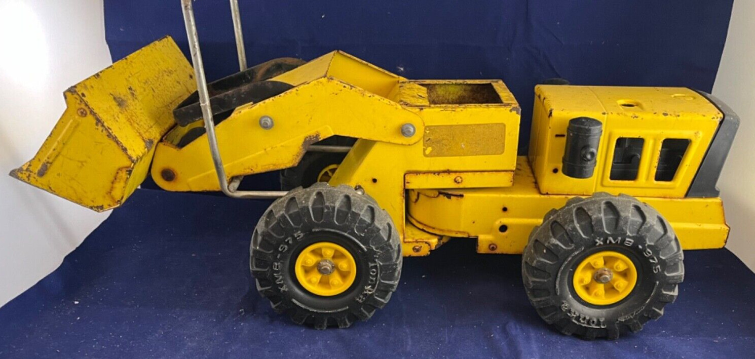 VINTAGE TONKA TURBO DIESEL FRONT END LOADER EXCAVATOR