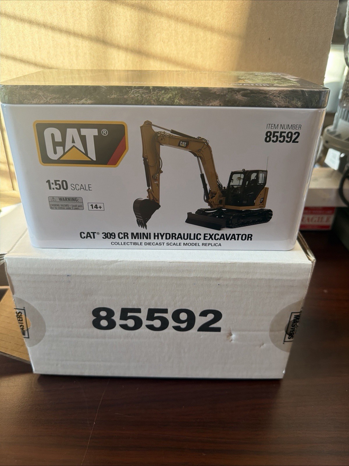 Cat 309 CR Next Gen Mini Excavator – Diecast Masters 1:50 Scale Model #85592 New