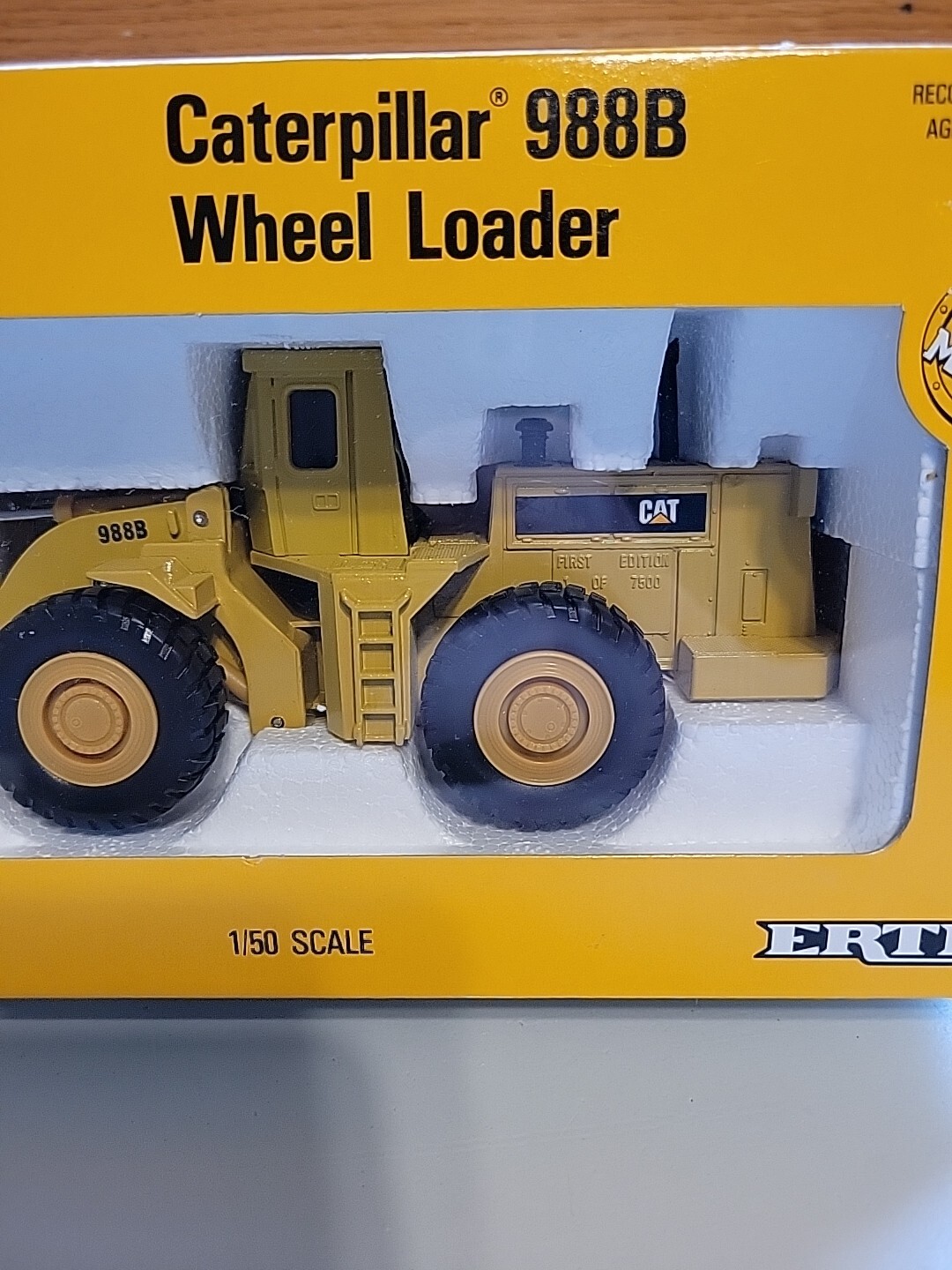 ERTL CAT Caterpillar 988B Wheel Loader Collectors Edition 1990 1:50 Scale 2435