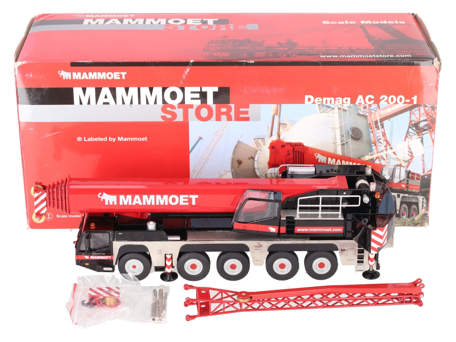 NZG 514/01 1:50 Scale Terex AC 200-1 Telescopic Crane – Demag NIB