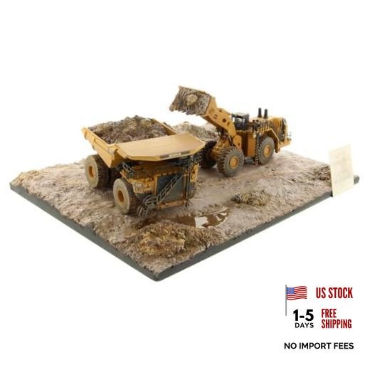1:125 Scale Weathered 994K Wheel Loader & CAT 797 Mining Truck | Weathered