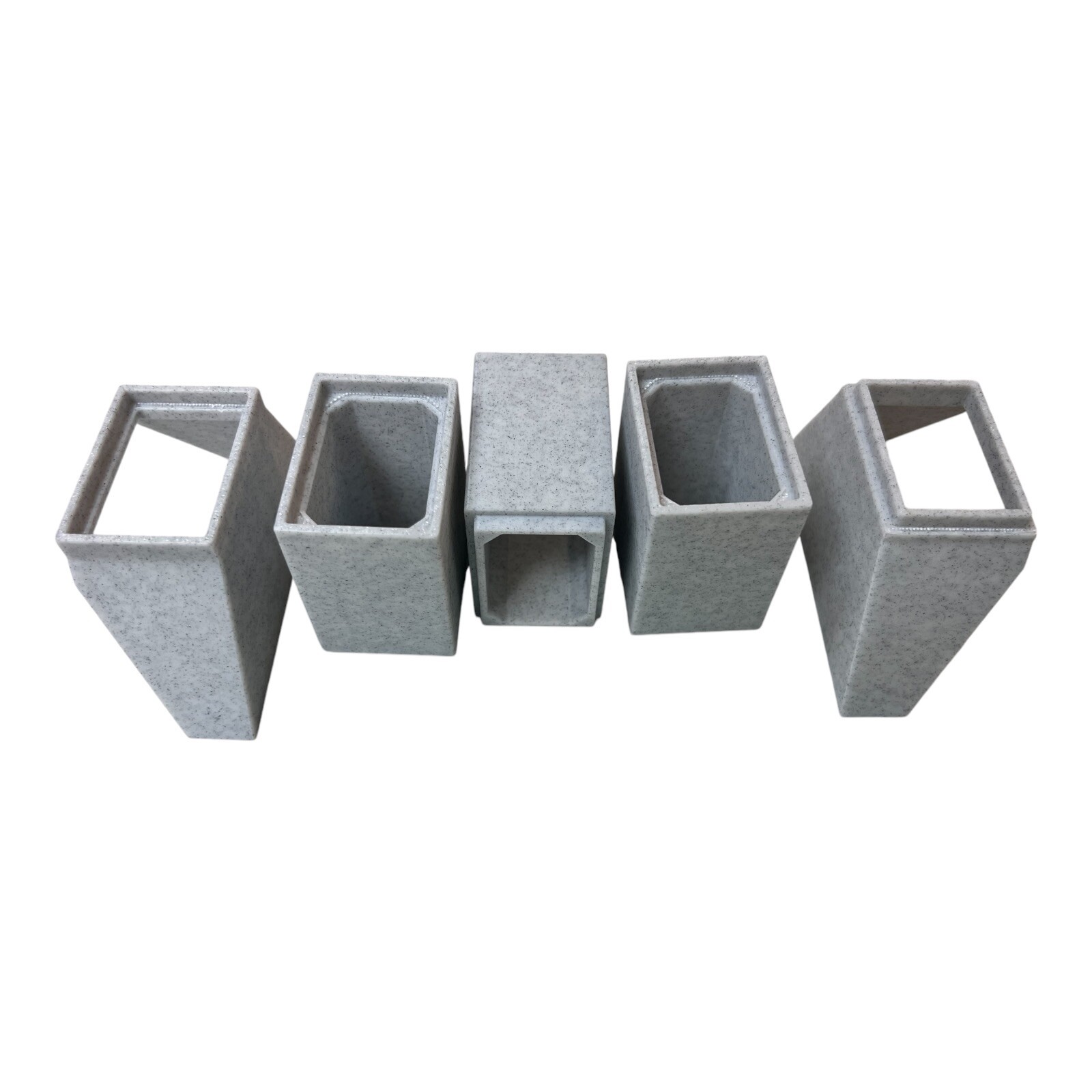 Precast Concrete Box Culvert Scale Model 1/50 5 Peice Set