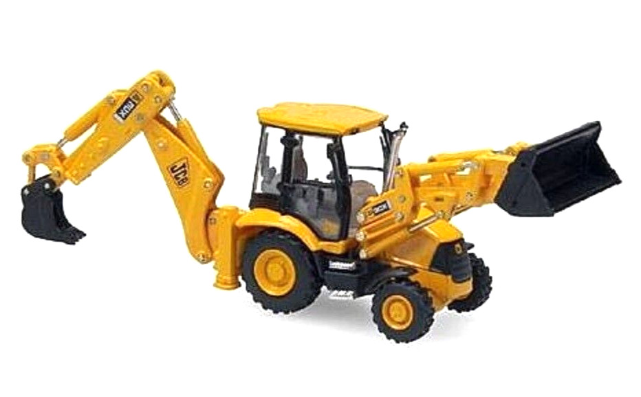 Motorart 13136 JCB 3CX Backhoe Loader 1/87 HO Scale Die-cast MIB
