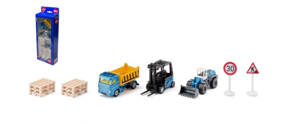Siku Construction Vehicles Playset 296X110X48 Road