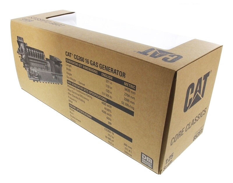 1:25 DM CG260-16 Engine-generator Combination Construct Equipment Diecast Model