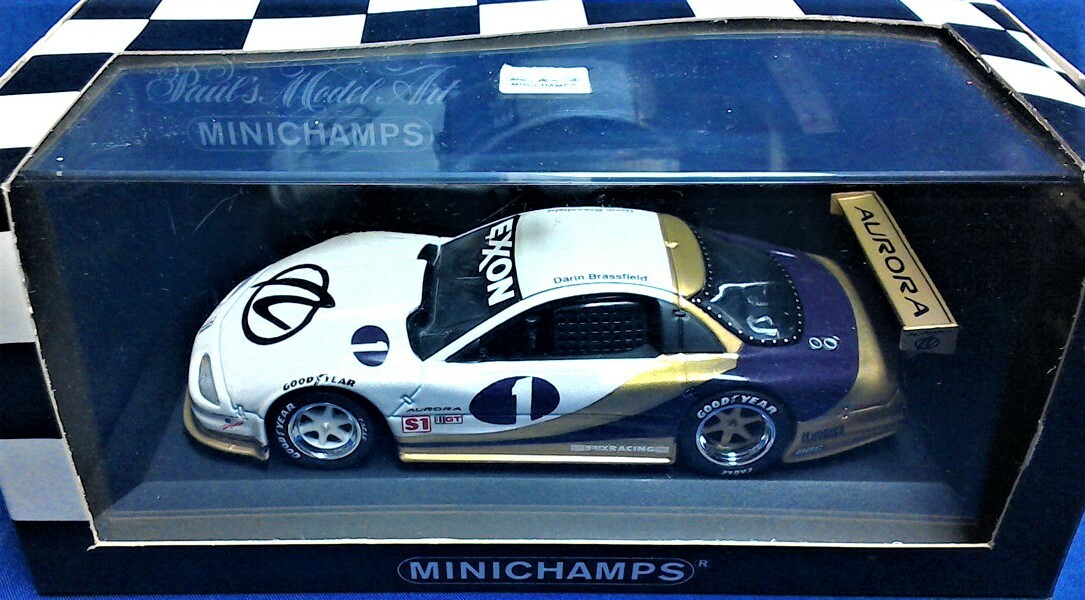 Mini Champs 430145601 Oldsmobile Aurora GTS Winner 1996 Daytona 1/43 Diecast MIB