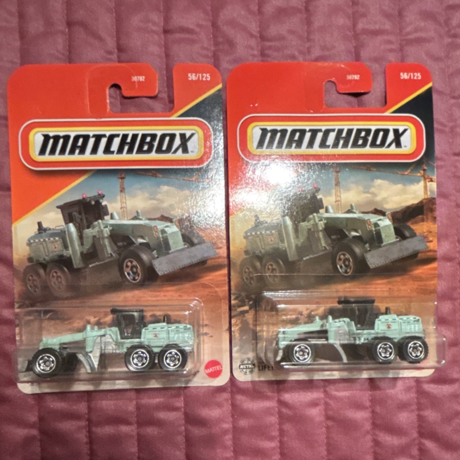 Matchbox Ground Grinder Lesney Superfast 1:64 Light Blue Construction Vehicle