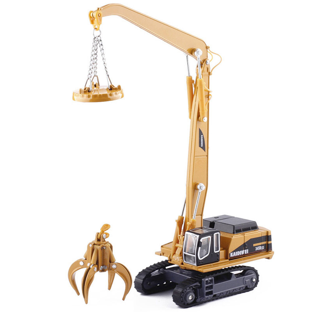 1/87 Scale Material Handler Crane Toy Construction Equipment Diecast Toys Gift