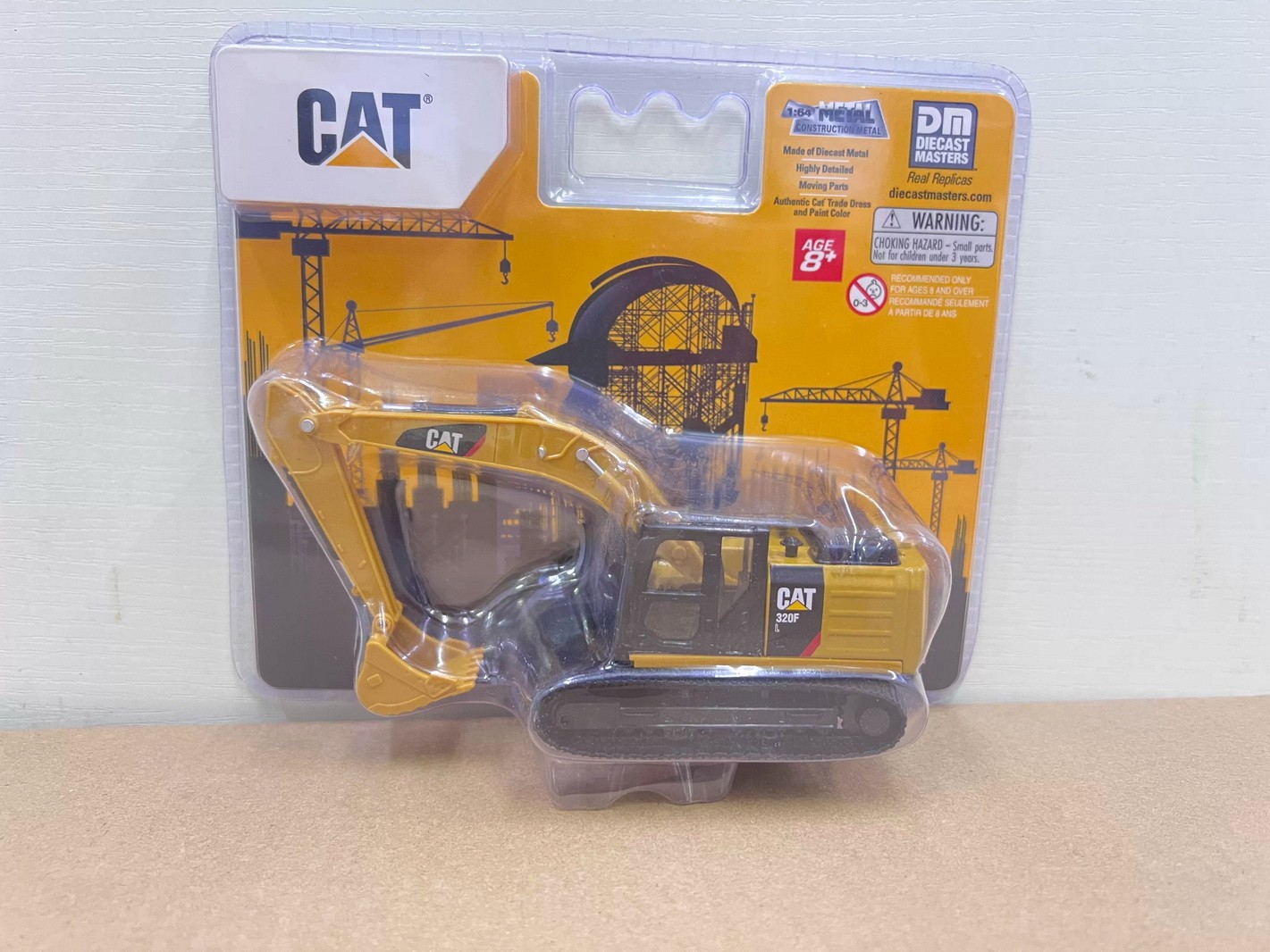 DM 1/64 Scale Cat 320F L Hydraulic Excavator Diecast Model Toy Gift 84644CS