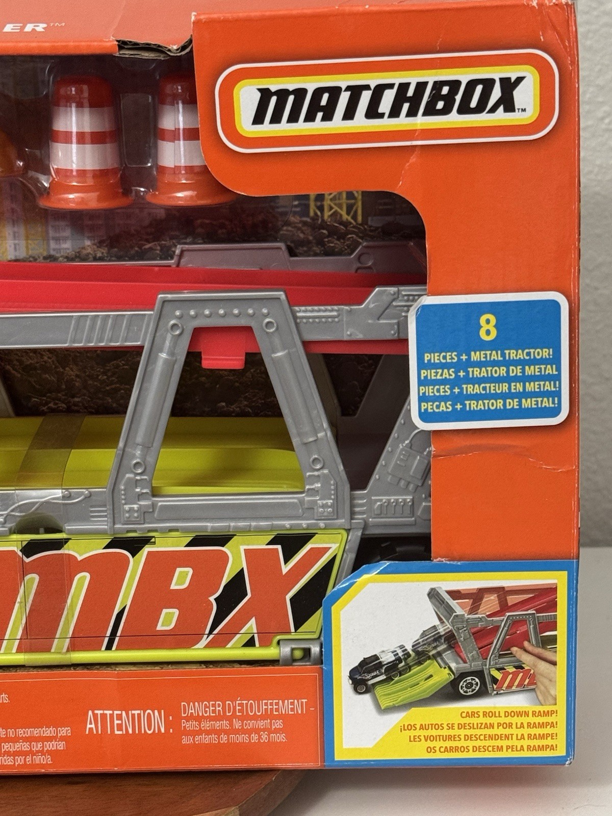 Matchbox MBX Construction Hauler Set w/5 Pack MBX Construction II Cars New