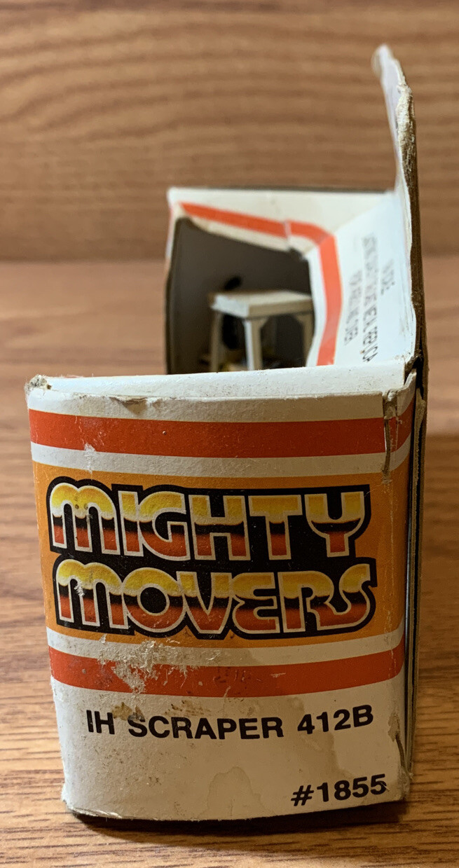 ERTL Mighty Movers SCRAPER 412B, , 1/64. DIE CAST #1855