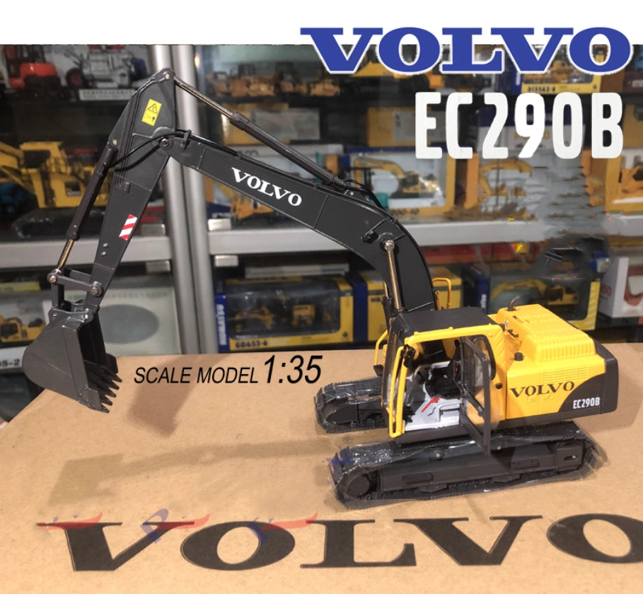 1:35 VOLVO EC290B Crawler Hydraulic Excavator Construct Machine Diecast Model