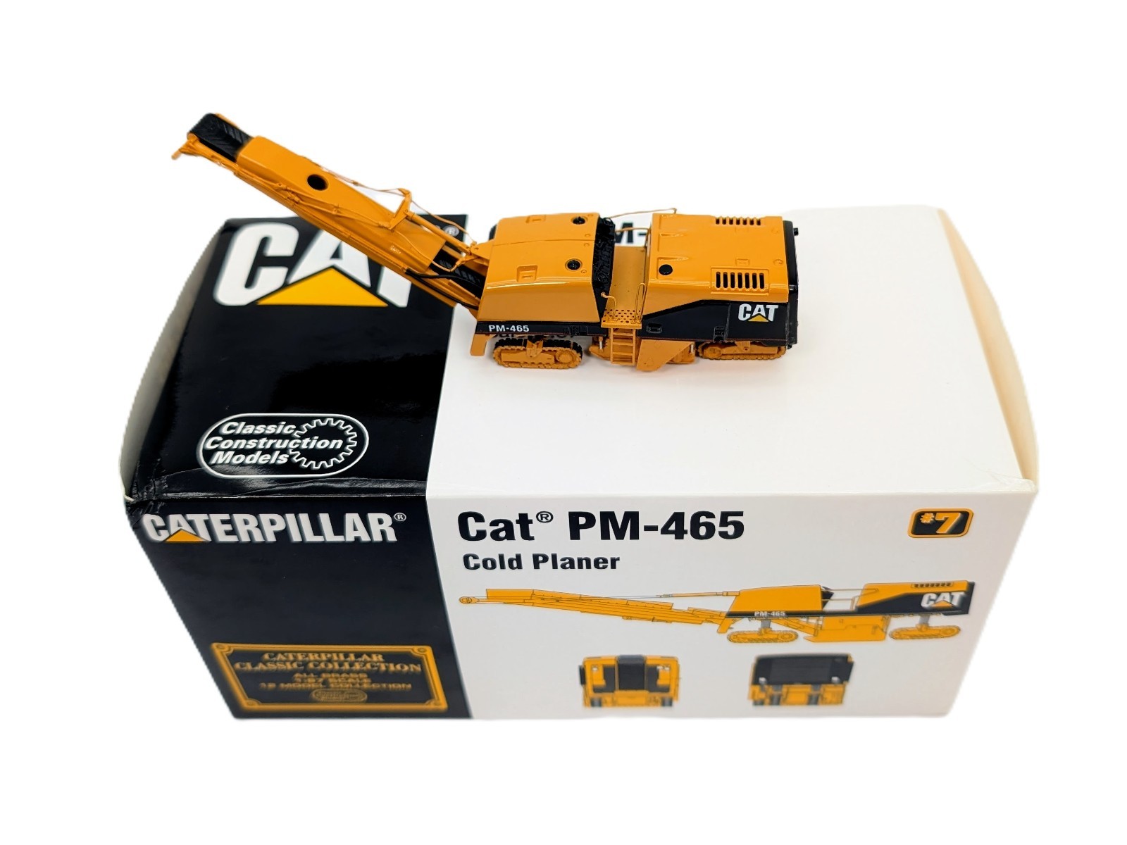 1/87 Caterpillar PM-465 Cold Planer Classic Construction Models Brass #7
