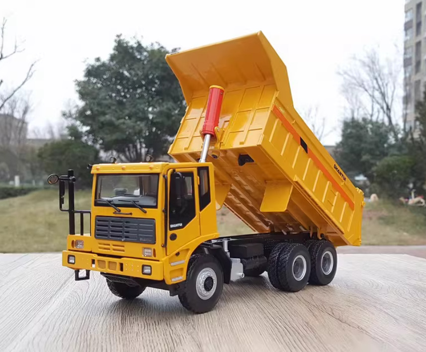 1:35 26CM SHANTUI Mining Dump Truck Construction Equipment Machine Diecast Model