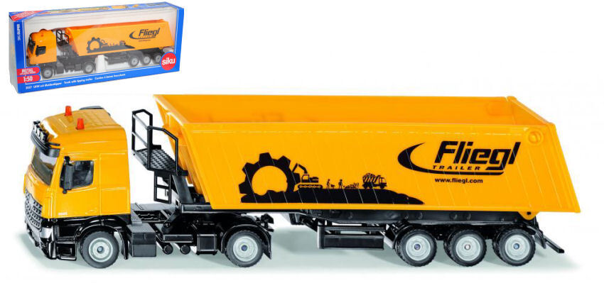 Siku TRUCK WITH TIPPING TRAILER 1:50 Scale Static Model Truck Action Figure