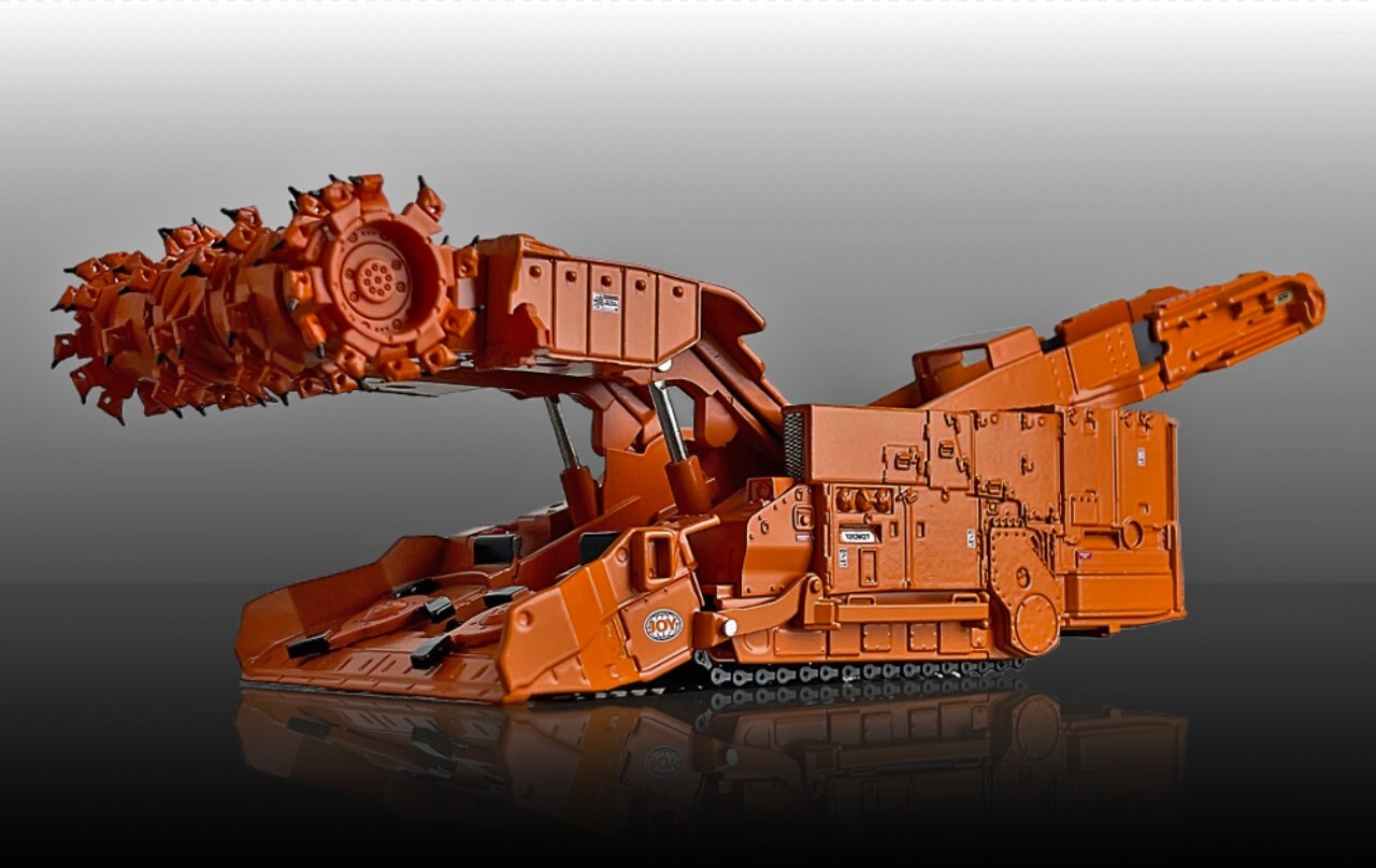 Komatsu 12CM27 Continuous Miner – 1/50 – Weiss – Diecast – Brand New