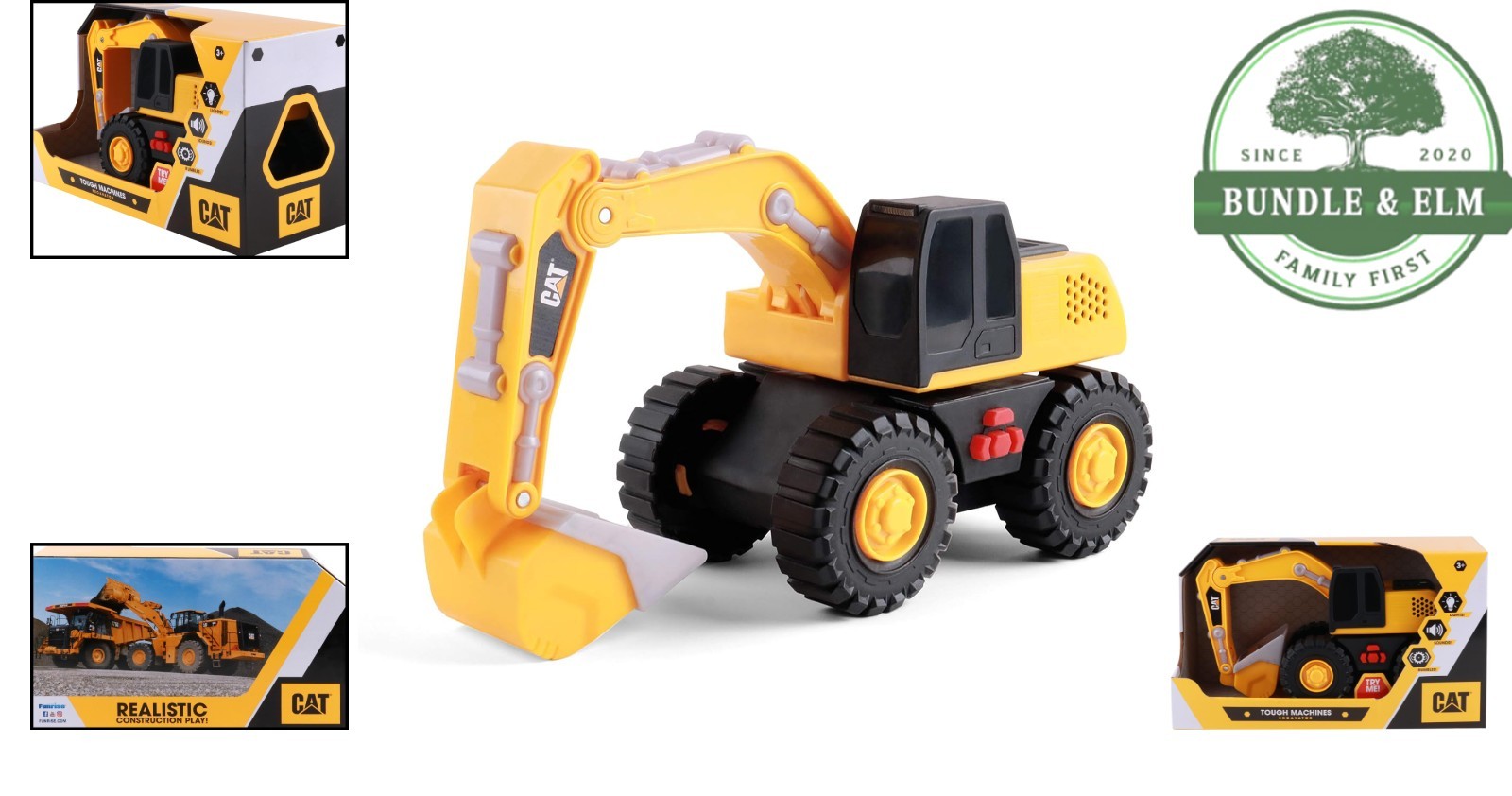 Realistic Toy Construction Vehicle with Lights and Sounds for Kids Aged 3 and Up