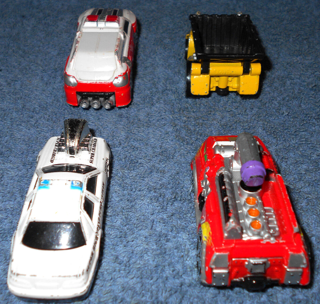 4 – TONKA MAISTO 1:64 DIECAST EMERGENCY VEHICLES & DUMP TRUCK – NICE