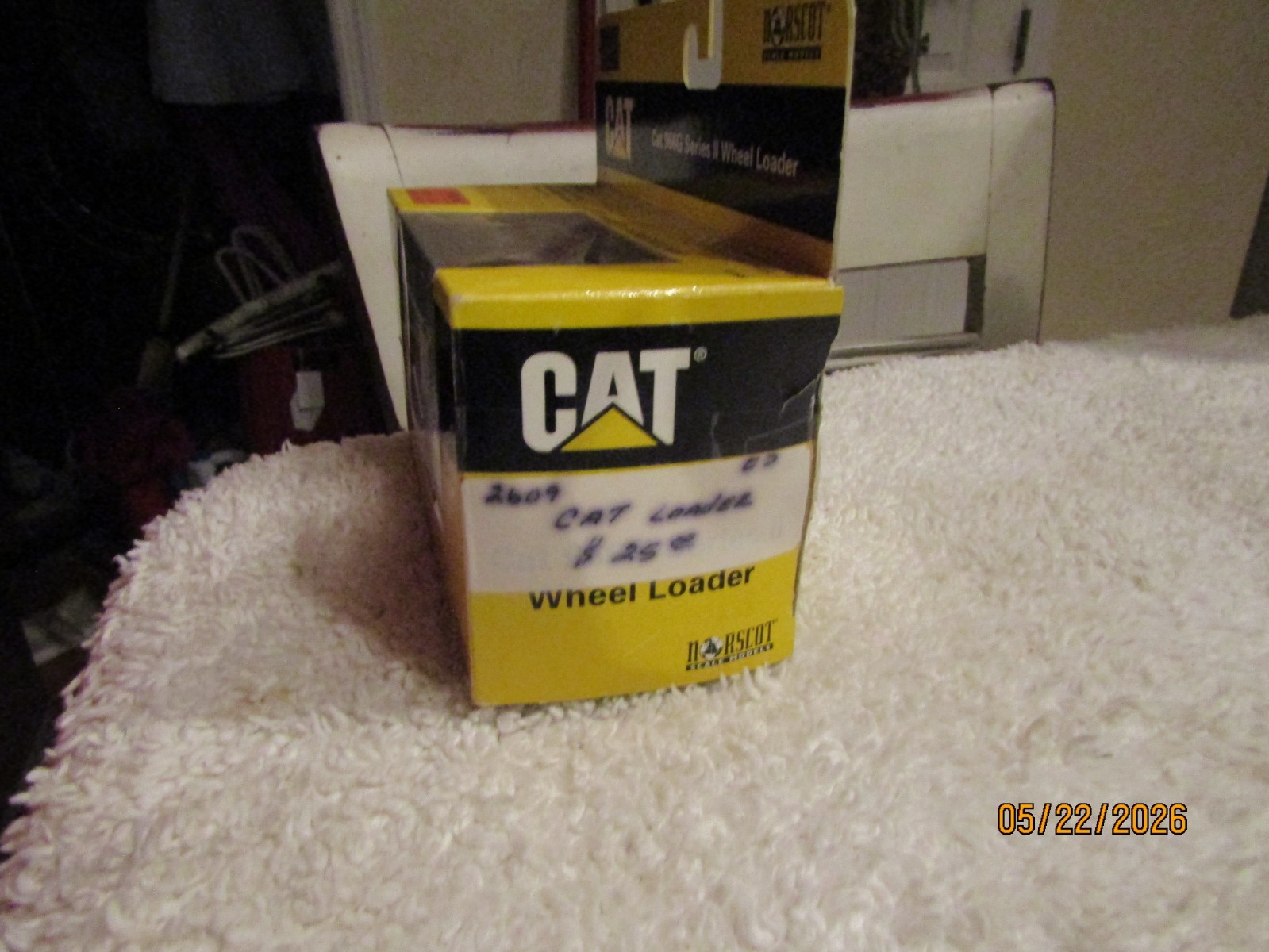 Norscot Scale Models 1:87 Cat 966B Wheel Loader BOX & Packaging ONLY 55109 2002