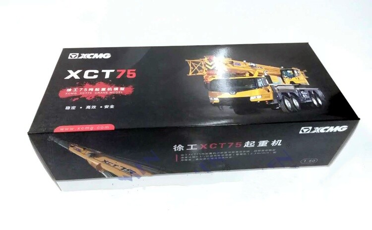 1:50 XCMG XCT75 Engineering Crane Construction Machinery Vehicle Diecast Model