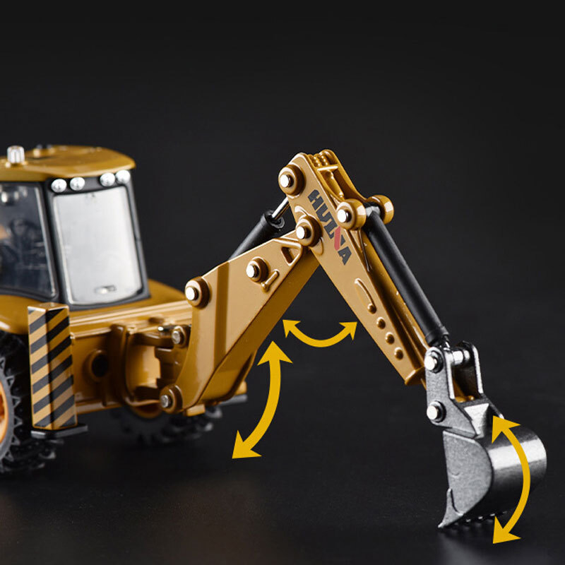 1/50 Scale Loader Excavator Construction Equipment Diecast Metal Toys for Boys