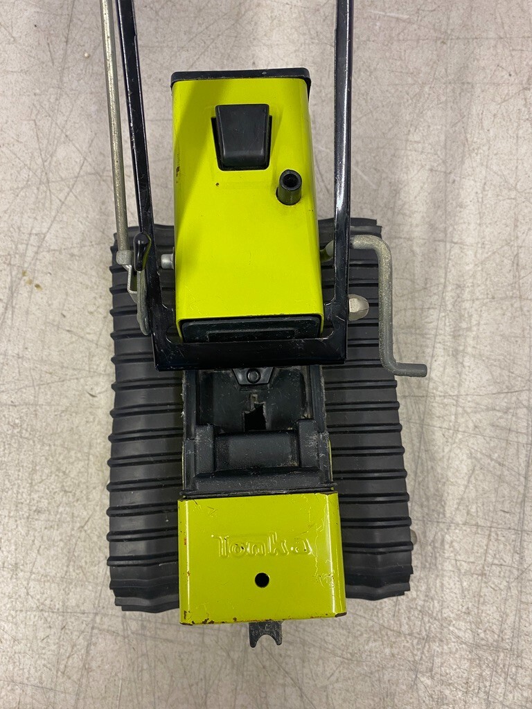 Vintage 1970s Lime Green Tonka T6 Track Front Loader Dozer Very Clean