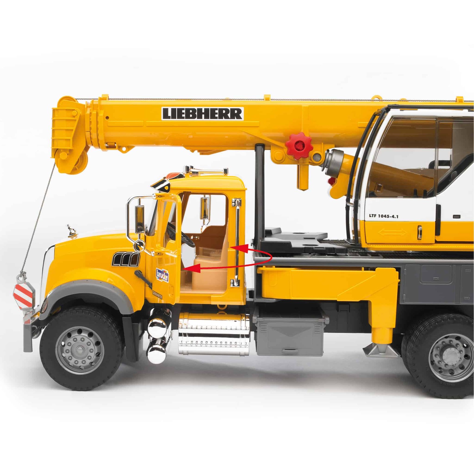 Mack Granite Liebherr Crane Truck 26 Inches Long by Bruder 2818