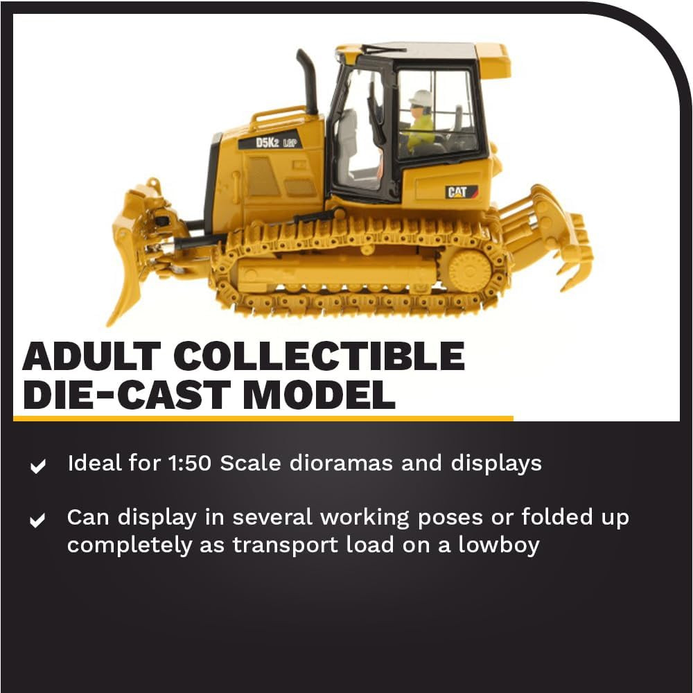 1:50 Caterpillar D5K2 LGP Track-Type Tractor | Core Classics Series Cat Trucks &