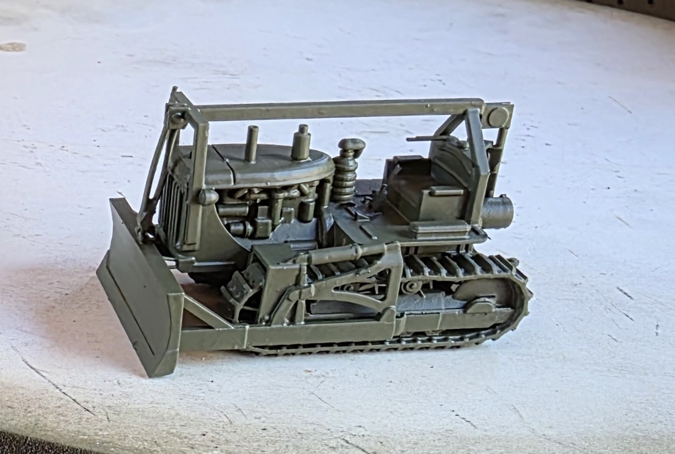 ONE 1/87 HO scale D7 bulldozer w/ LeTourneau angle blade EXCLUSIVE!