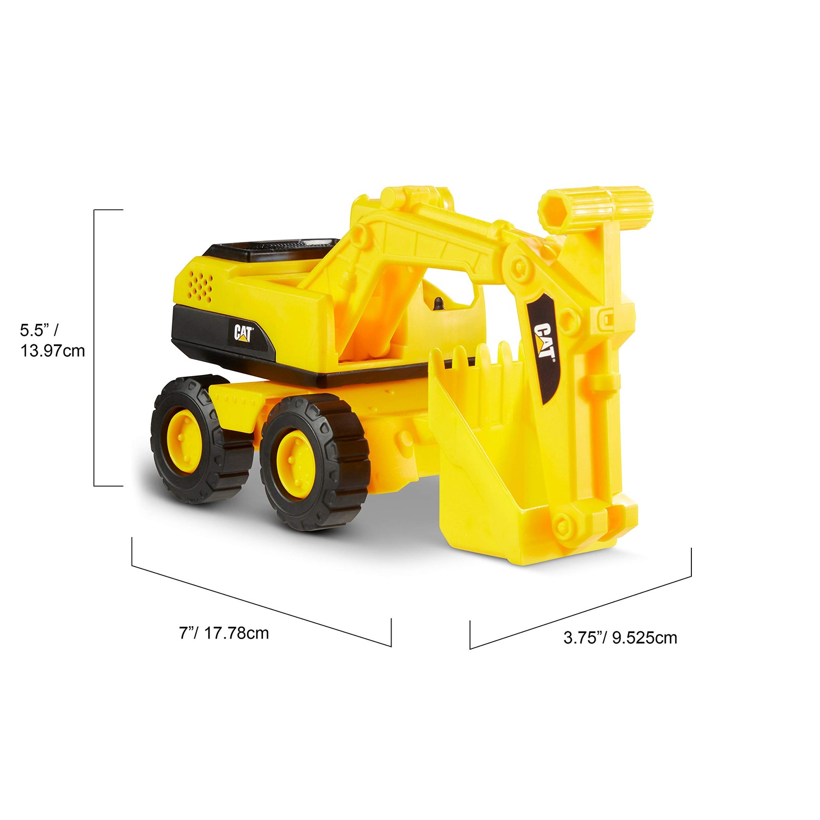 Cat Construction 7″ Dump Truck, Loader & Excavator toys Combo Pack