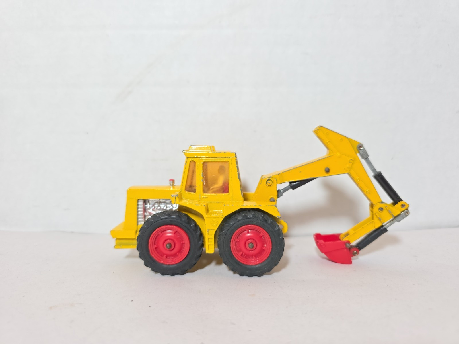 1984 Matchbox Lesney Super Kings K-25 Digger Excavator Backhoe Diecast England