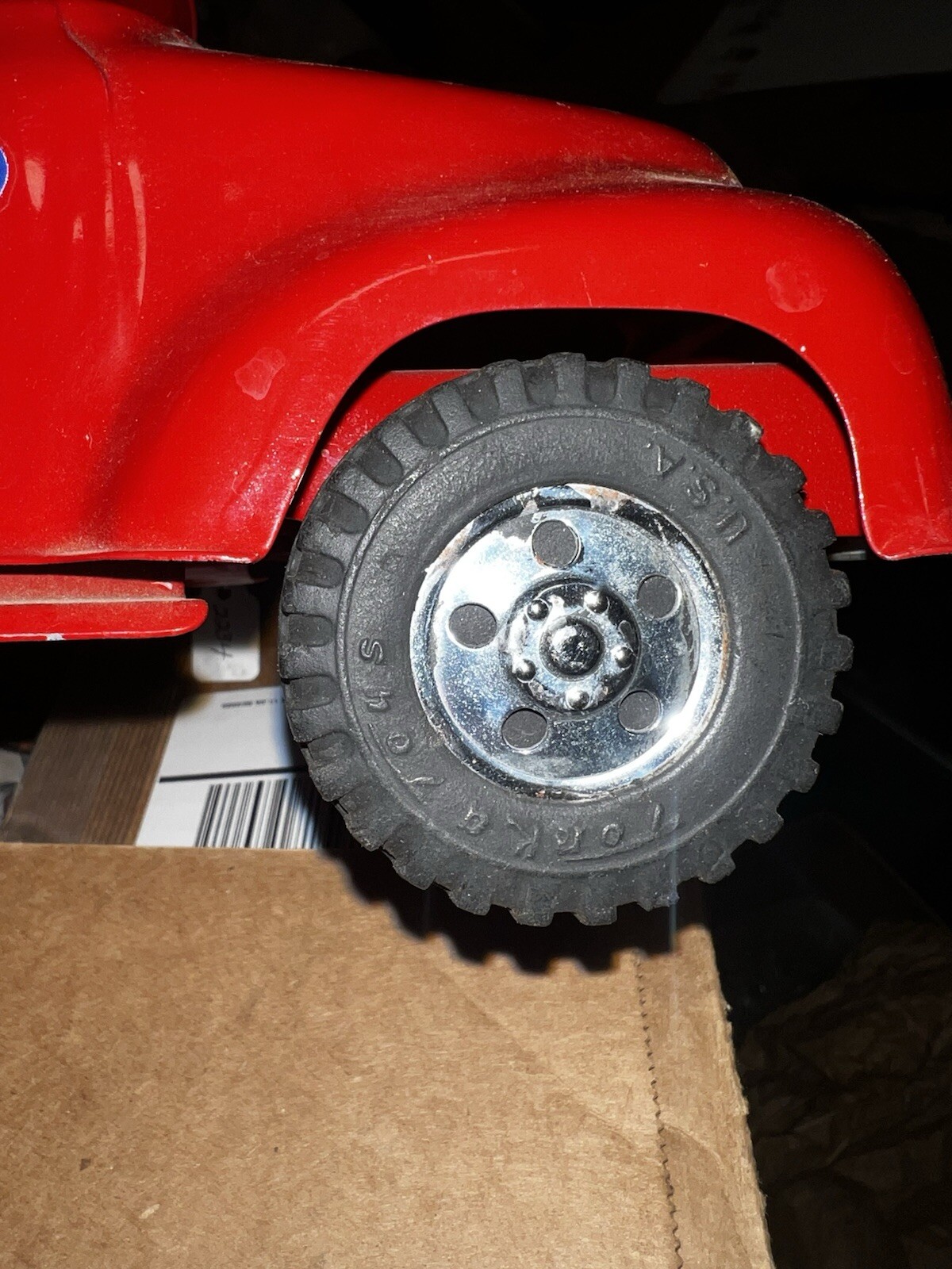 Vintage 1957 Tonka dump Truck # 06 in catalog repainted well done restoration