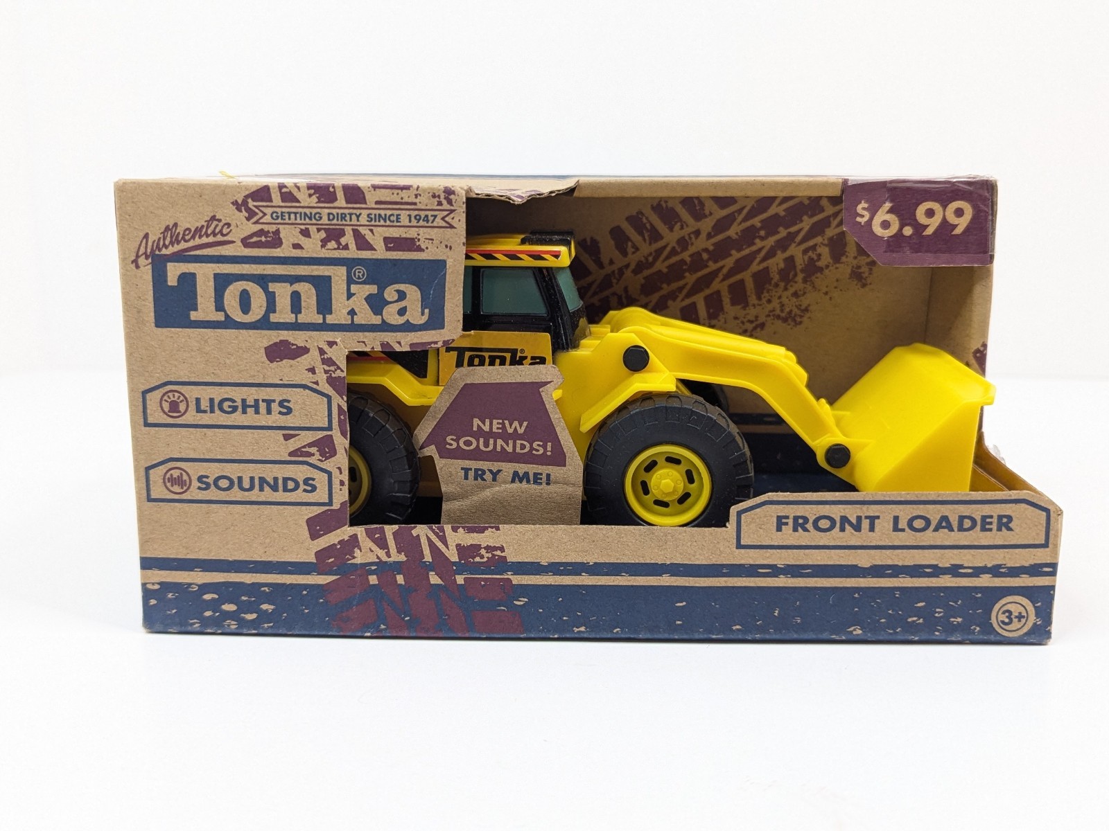 Tonka Front Loader Lights & Sounds Plastic Excavator Truck 2018 New