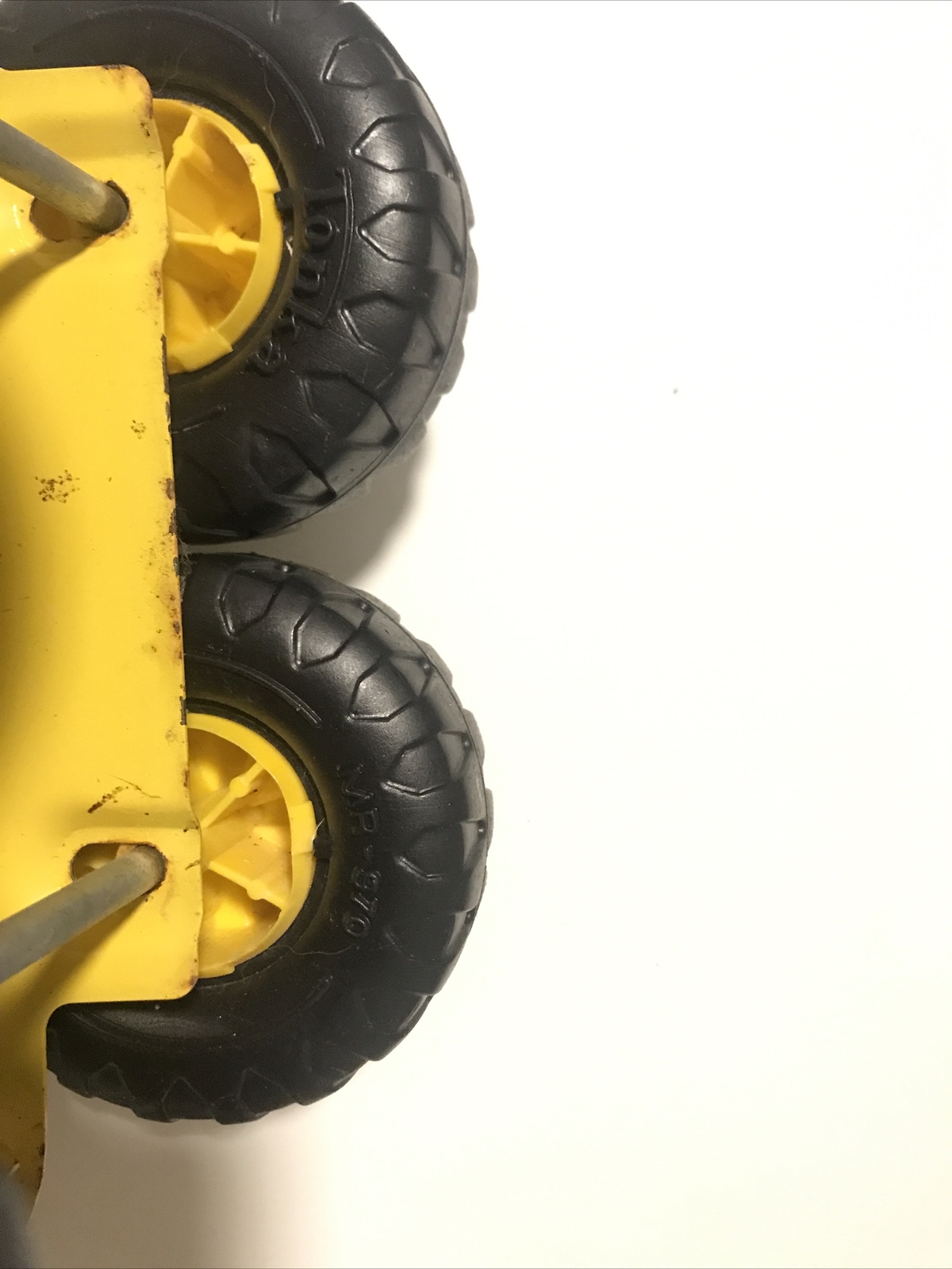 Vintage 70’s TONKA MR-970 Road Grader Metal Yellow Construction Toy Vehicle 18”