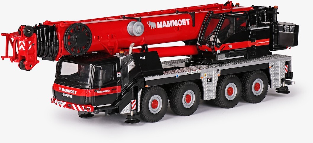 1:50 Mammoet GROVE 4100 L-1 Crane Construct Equipment Machine Diecast Model