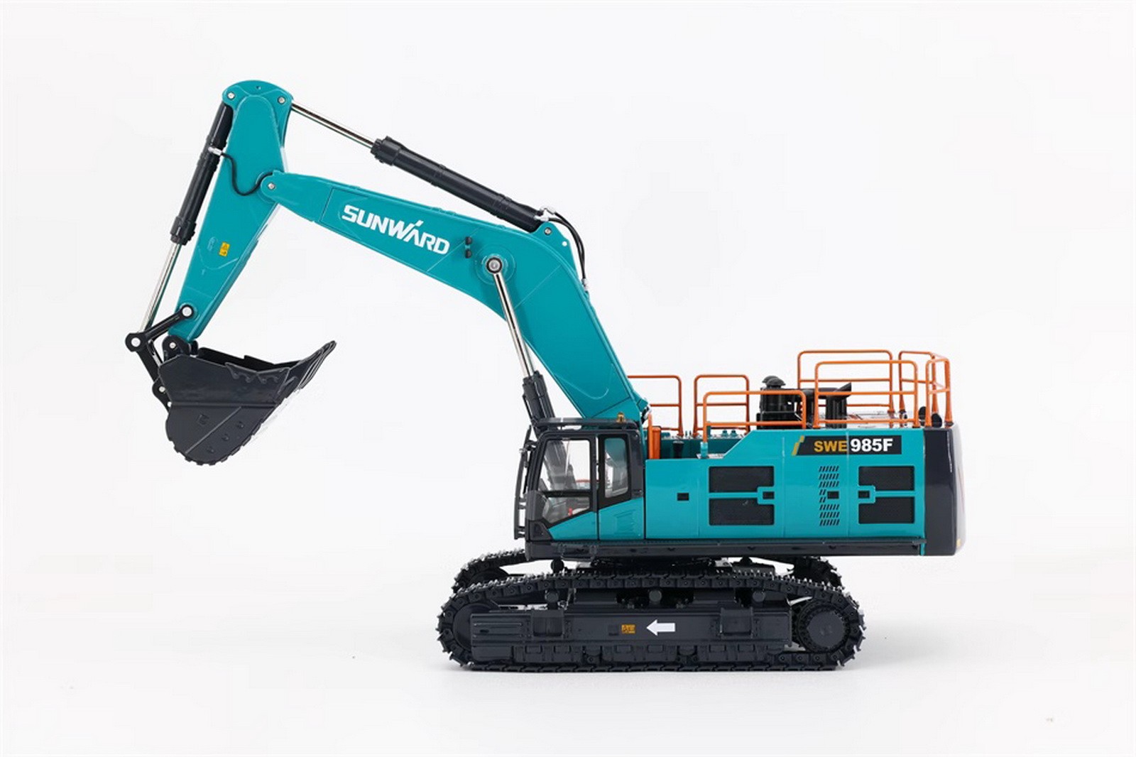 1/35 Scale SUNWARD SWE985F Mining Excavator Diecast Model Toy Gift NIB