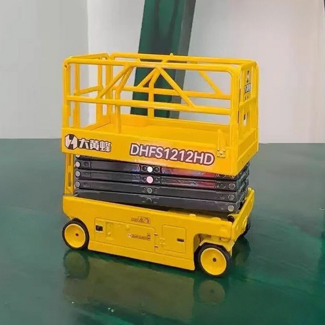 1/30 Scale Hornet Rentals DHFS1212HD Self-Propelled Scissor Lifts Diecast Model