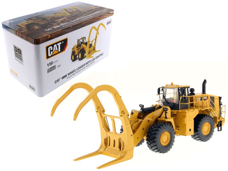 CAT Caterpillar 988K Wheel Loader with Grapple with Operator 1/50